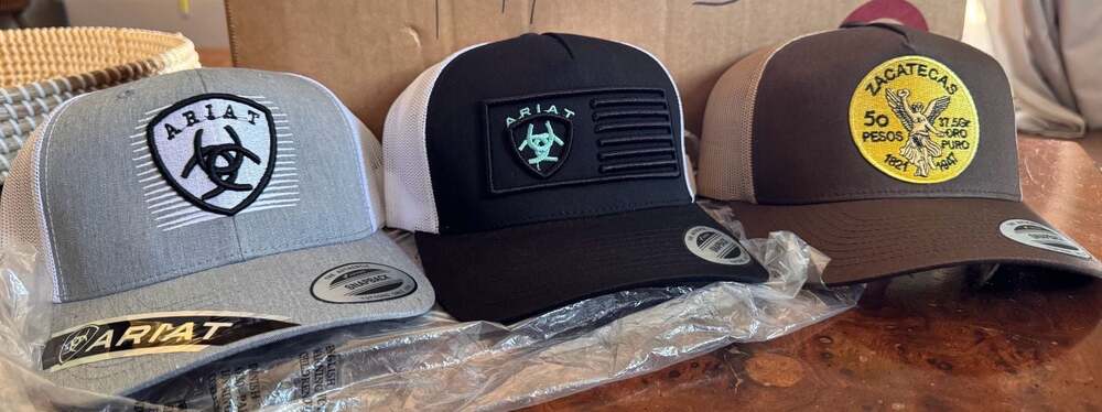 Ariat Men's Shield Logo Patch Trucker Hat (Lot of 3)